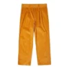 Pantalon chino en velours côtelé à double pli, tailles asiatiques « Orange »