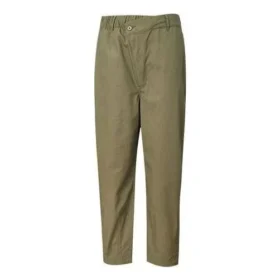 Pantalon chino à motif triangulaire sur le devant, tailles asiatiques « Vert olive »