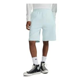 Pantalon court en molleton à coupe standard Go-To avec motif étoile et chevrons brodés – Tailles asiatiques « Bleu clair »