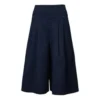 Pantalon culotte, tailles asiatiques « Bleu marine »