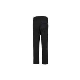 Pantalon décontracté à taille haute unie, tailles asiatiques « Noir »