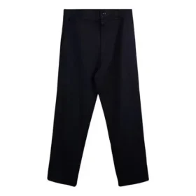Pantalon décontracté uni, tailles asiatiques « Noir » Pantalon décontracté uni, tailles asiatiques « Noir »