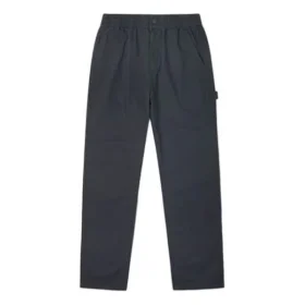Pantalon de charpentier à taille élastiquée, tailles asiatiques « Noir »