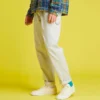 Pantalon de charpentier tissé, tailles asiatiques « White »