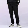 Pantalon de jogging à chevrons et étoiles brodées FT, tailles asiatiques « Noir »
