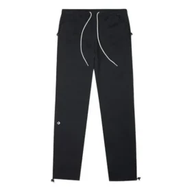 Pantalon de jogging décontracté slim fit pour couple, noir