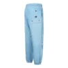 Pantalon de jogging en chambray tissé haut de gamme, tailles asiatiques « Bleu »