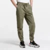Pantalon de jogging tissé, tailles asiatiques « Vert militaire »