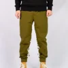 Pantalon de jogging Wordmark, tailles asiatiques « Vert olive »