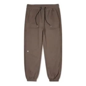 Pantalon de survêtement ample Tailles asiatiques « Wood Brown »