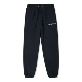 Pantalon de survêtement en molleton à cordon de serrage avec logo Chevron, tailles asiatiques « Noir » Pantalon de survêtement en molleton à cordon de serrage avec logo Chevron, tailles asiatiques « Noir »