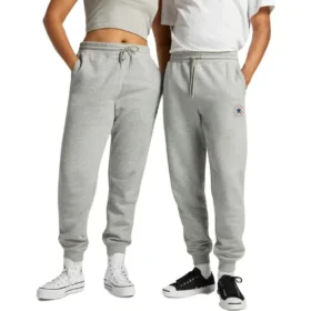 Pantalon de survêtement en molleton Go-To Chuck Taylor All Star Patch, coupe standard, tailles asiatiques « Gris »