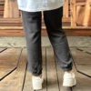 Pantalon de survêtement à logo, tailles asiatiques « Noir »