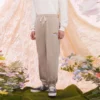 Pantalon de survêtement Rainbow Logo, tailles asiatiques « Beige »