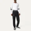 Pantalon de survêtement Twisted Varsity, tailles asiatiques « Noir »