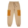 Pantalon en coton, tailles asiatiques « Kaki »