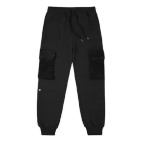 Pantalon en coton, tailles asiatiques « Noir »