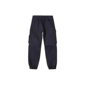 Pantalon en tissu extensible, tailles asiatiques « Noir »