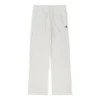 Pantalon en tricot avec logo, tailles asiatiques « Ivoire »
