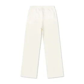 Pantalon en tricot à ourlet ouvert, tailles asiatiques « Egret »