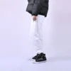 Pantalon en tricot Tailles asiatiques « Blanc »