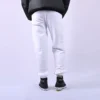 Pantalon en tricot Tailles asiatiques « Blanc »