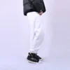 Pantalon en tricot Tailles asiatiques « Blanc »