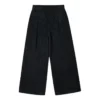 Pantalon en velours côtelé à jambes larges, tailles asiatiques « Noir »
