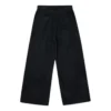 Pantalon en velours côtelé à jambes larges, tailles asiatiques « Noir »