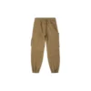 Pantalon extensible en tissu Taille asiatique « Kaki »