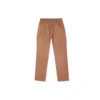 Pantalon long casual à taille élastique Converse Logo unie pour homme, marron