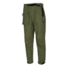 Pantalon long tricoté à poches multiples pour homme, vert foncé