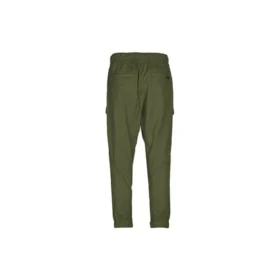 Pantalon long tricoté à poches multiples pour homme, vert foncé