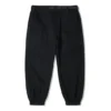 Pantalon/pantalon décontracté Converse pour homme, couleur unie, tissé, à lacets, noir