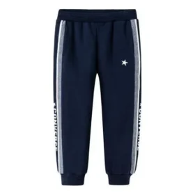 Pantalon tissé Tailles asiatiques « Navy White »