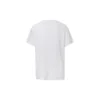 Poche col rond manches courtes blanc