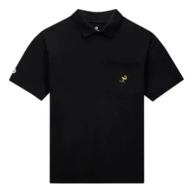 Polo Converse x Peanuts Shapes, tailles asiatiques « Noir »