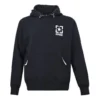 Polo de sport en molleton Converse pour homme, couleurs contrastées, noir