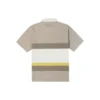 Polo à logo color block, tailles asiatiques « Beige Blanc »