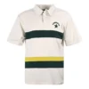 Polo à logo color block, tailles asiatiques « Blanc Vert foncé »