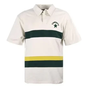 Polo à logo color block, tailles asiatiques « Blanc Vert foncé »