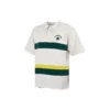 Polo à logo color block, tailles asiatiques « Blanc Vert foncé »