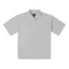 Polo Waffle, tailles asiatiques, « Gris »