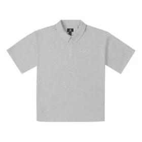 Polo Waffle, tailles asiatiques, « Gris »