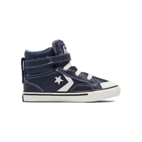 Pro Blaze Strap High « Cuir et tricot chiné – Bleu lac »
