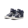 Pro Blaze Strap High « Cuir et tricot chiné – Bleu lac »