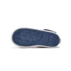 Pro Blaze Strap High « Cuir et tricot chiné – Bleu lac »