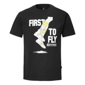 Pro Leather Alphabet Printing Short Sleeve Tailles asiatiques « Noir »