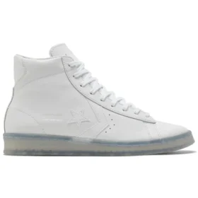 Pro Leather High « Black Ice – White Clear »