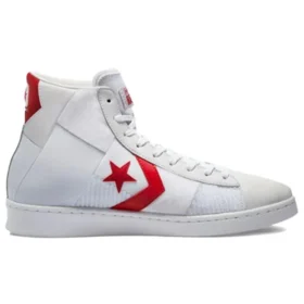 Pro Leather High « Summer Drip – Blanc/Rouge Université »